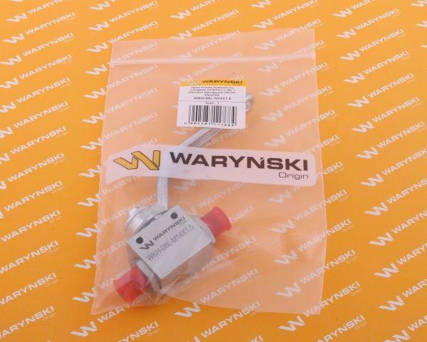 Zawór kulowy hydrauliczny 2-drogowy 2/2 M14x1.5 08L z otworami mocującymi 500 bar Waryński 3