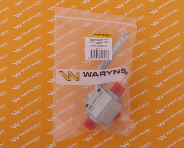 Zawór kulowy hydrauliczny 3-drogowy 3/2 M18x1.5 12L z otworami mocującymi 500 bar Waryński  6