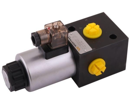 Elektrozawór 3-drogowy elektromagnetyczny kontroli 3/2 W-E12DVS3/2-80L G1/2" 12V 80L Waryński