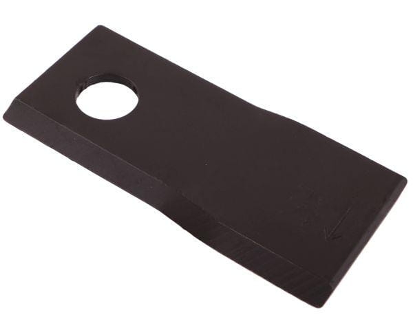 Nóż nożyk kosiarka prawy 114x48x4mm otwór 19 zastosowanie 13800015 JF-Stoll WARYŃSKI