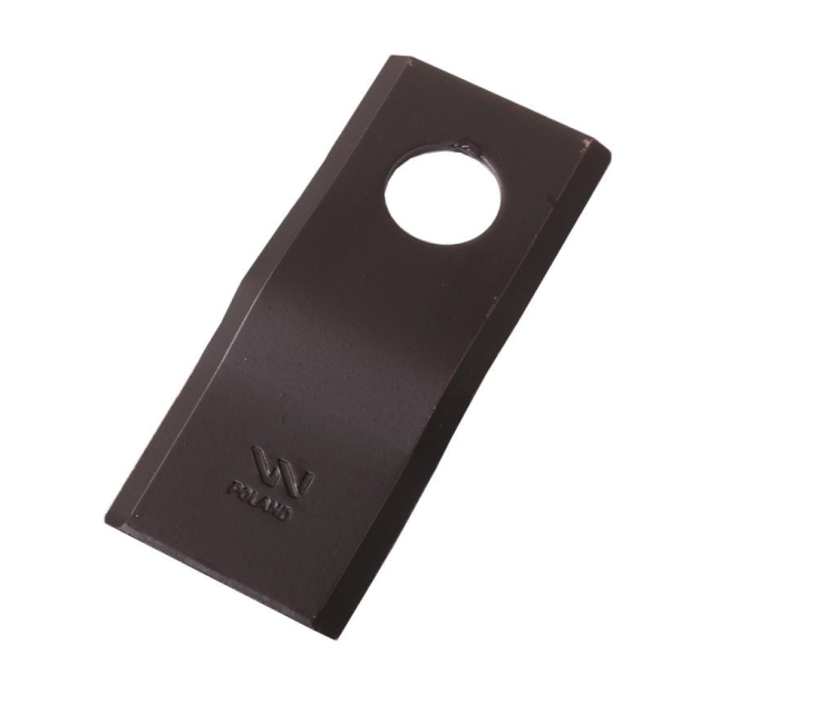 Nóż nożyk kosiarka gięty 108x46x3mm otwór 21 zastosowanie CM120-108 PZ WARYŃSKI