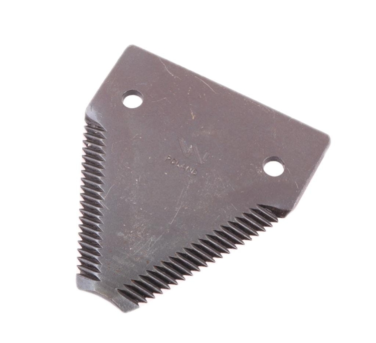 Nóż żniwny 84x76x3mm otwór 6.5 zastosowanie 611203.1 Claas WARYŃSKI