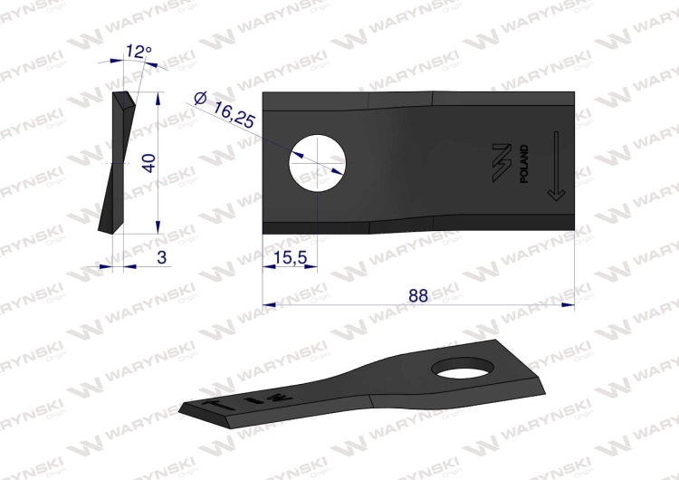 WKR88X40X3P