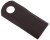 Nóż nożyk kosiarka lewy 116x48x4mm otwór 20.5 zastosowanie 6804710 Kuhn WARYŃSKI