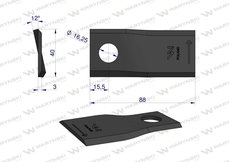 WKR88X40X3L