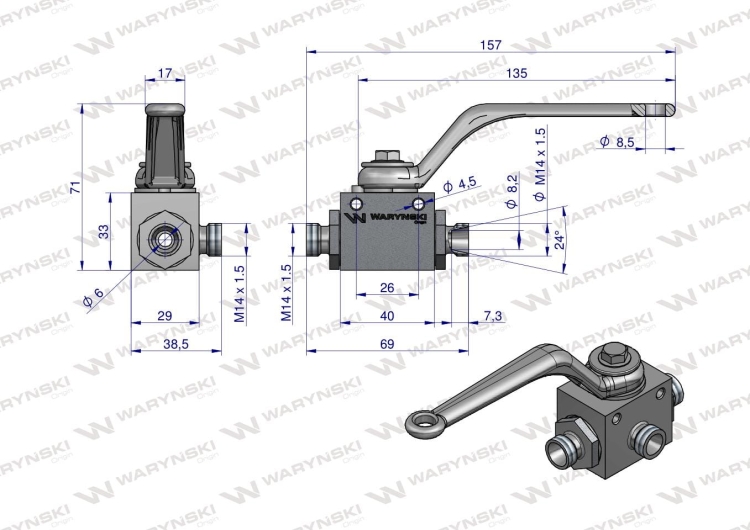 WKH3-08L-M14X1.5