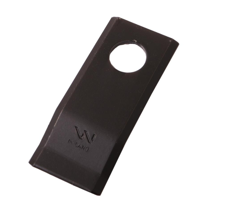 Nóż nożyk kosiarka gięty 96X40X3mm otwór 19 zastosowanie 06561544 Deutz Fahr Kverneland WARYŃSKI