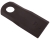 Nóż nożyk kosiarka prawy 116x48x4mm otwór 20.5 zastosowanie 6804720 Kuhn WARYŃSKI