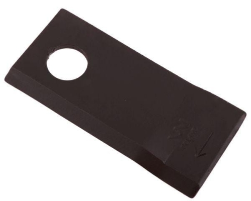 Nóż nożyk kosiarka prawy 106x48x4mm otwór 19 zastosowanie 570444 Niemeyer WARYŃSKI