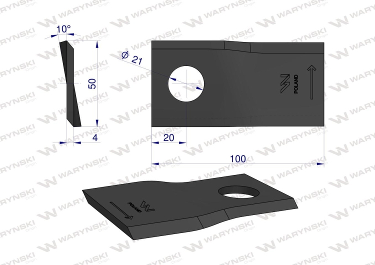 WKR100X50X4L