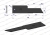 Nóż stały rozdrabniacz słomy sieczkarnia 198x50x3mm otwór 6.5 zastosowanie Z59033 280910Z John Deere WARYŃSKI 2
