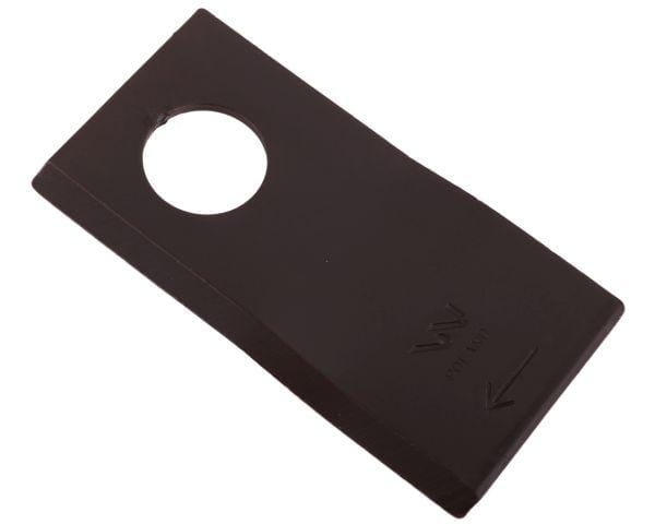 Nóż nożyk kosiarka prawy 100x48x3mm otwór 23 zastosowanie T683R Mortl WARYŃSKI