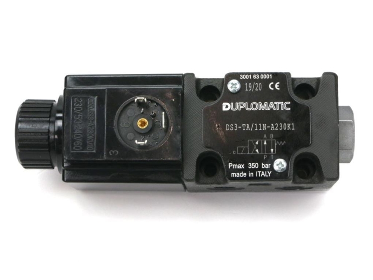 Rozdzielacz (elektrozawór) DS3-TA02/11N-A230K1 230V AC Heavy 350bar 100l/min Duplomatic 2