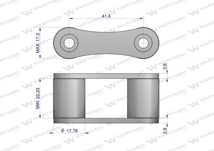 Ogniwo łańcucha S55 Waryński (2)