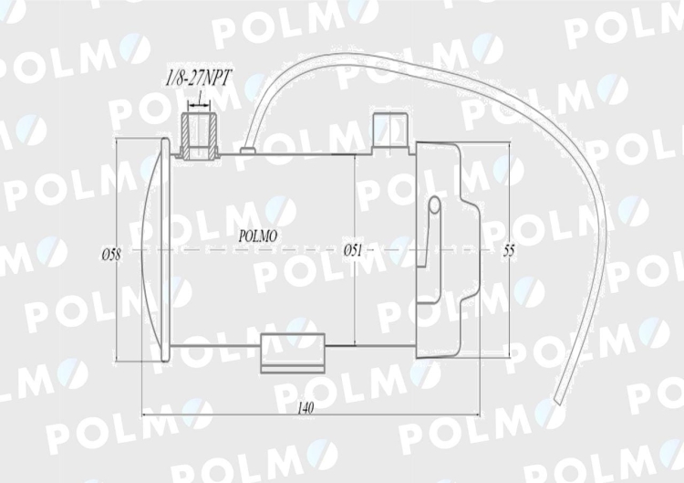 Pompa zasilająca 82006984 POLMO 3