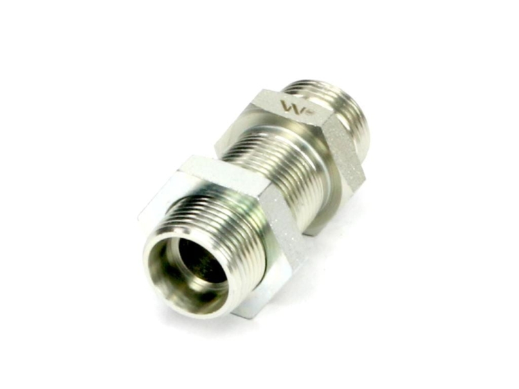 Złączka hydrauliczna metryczna grodziowa BB M12x1.5 06L z przeciwnakrętką (XSV) Waryński 2