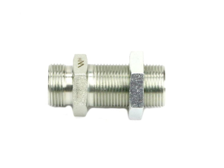 Złączka hydrauliczna metryczna grodziowa BB M12x1.5 06L z przeciwnakrętką (XSV) Waryński 3