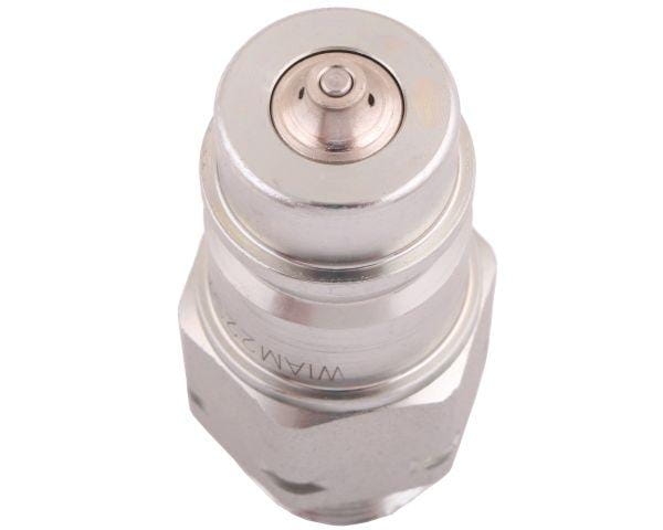 Szybkozłącze hydrauliczne wtyczka z eliminatorem ciśnienia M22x1.5 gwint zew. EURO (9100822W) (ISO 7241-A) Waryński 3