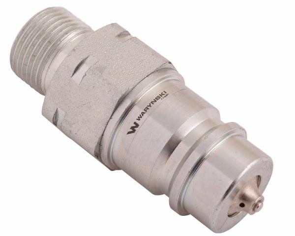 Szybkozłącze hydrauliczne wtyczka z eliminatorem ciśnienia M20x1.5 gwint zew. EURO (9100822W) (ISO 7241-A) Waryński 3