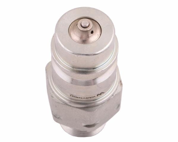 Szybkozłącze hydrauliczne wtyczka z eliminatorem ciśnienia M20x1.5 gwint zew. EURO (9100822W) (ISO 7241-A) Waryński 4