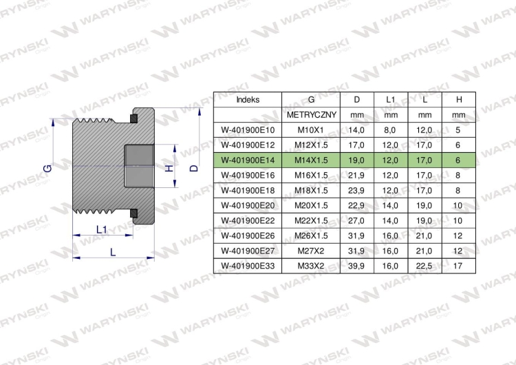 W-401900E14