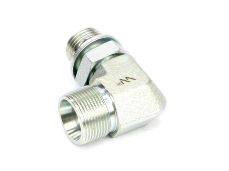 Kolanko hydrauliczne nastawne BB M12x1.5 06L x 1/8" BSP z regulacją Waryński 3