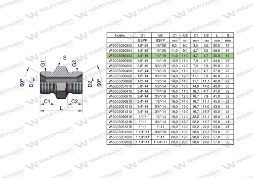 W-5005050404