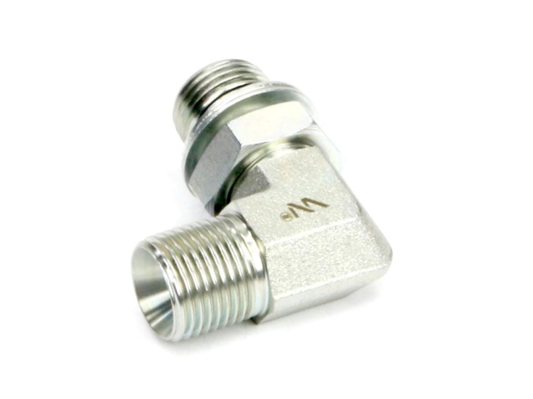 Kolanko hydrauliczne nastawne calowe BB 1/2" x 1/2" BSP z regulacją Waryński  3
