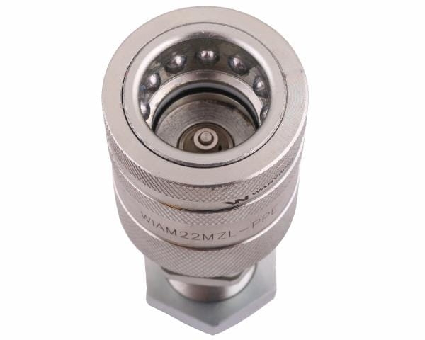 Szybkozłącze hydrauliczne gniazdo long z eliminatorem ciśnienia M22x1.5 gwint zew. EURO PUSH-PULL (9100822GL) (ISO 7241-A) Waryński 3
