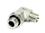 Kolanko hydrauliczne nastawne calowe BB 1/4" x 3/8" BSP z regulacją Waryński