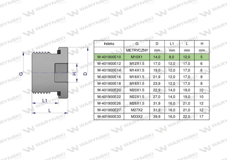 W-401900E10