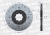 Tarcza hamulca fi 165 nowy typ 5040240781 Bizon POLMO 2