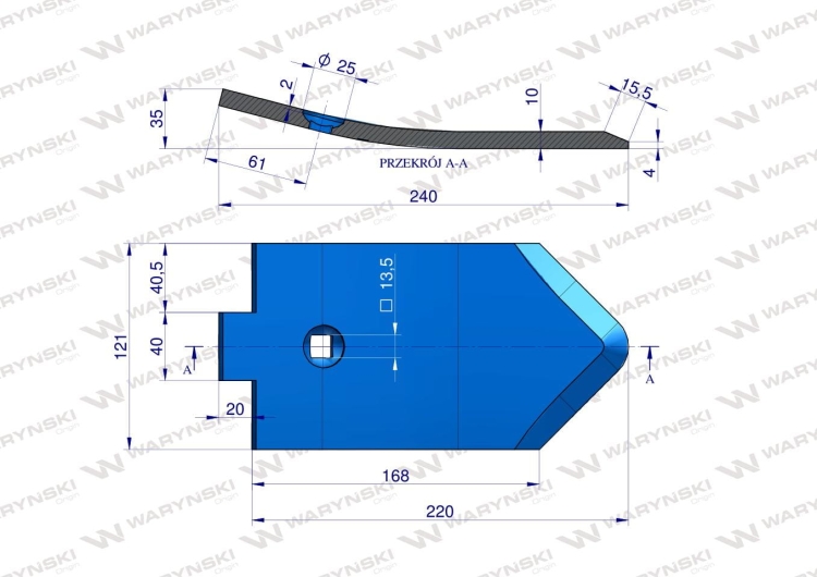Dziób redlicy 3374388 Lemken Smaragd Waryński 3