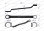 Klucz oczkowy odsadzony 20 x 22 mm CrV standard ASME B107.9 Waryński 2