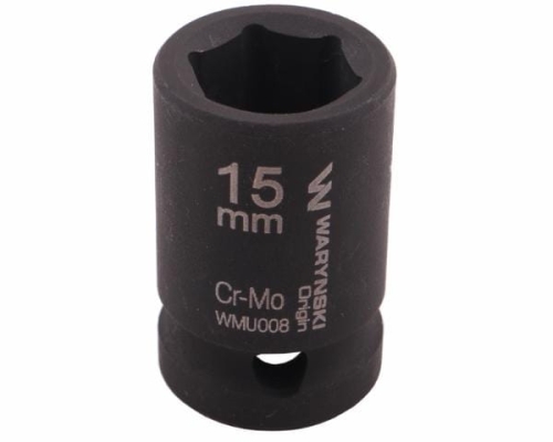 Nasadka udarowa sześciokątna 1/2" 15 mm CrMo DIN 3129 Waryński 2