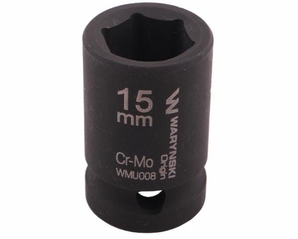 Nasadka udarowa sześciokątna 1/2" 15 mm CrMo DIN 3129 Waryński 2