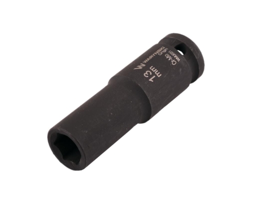 Nasadka udarowa sześciokątna długa 1/2" 13 mm CrMo DIN 3129 Waryński