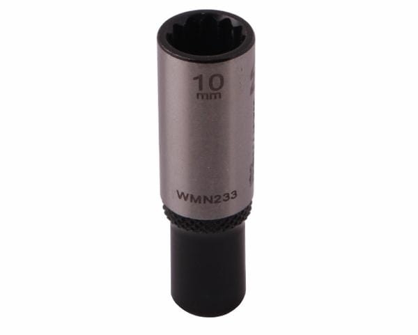 Nasadka dwunastokątna 1/4" 10 mm długa CrV50BV30 DIN 3124 Waryński 2