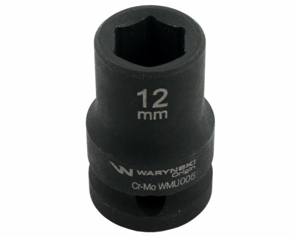 Nasadka udarowa sześciokątna 1/2" 12 mm CrMo DIN 3129 Waryński