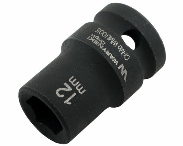 Nasadka udarowa sześciokątna 1/2" 12 mm CrMo DIN 3129 Waryński 2