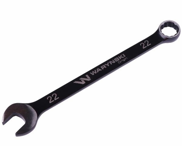Klucz płasko-oczkowy 22 mm CrV standard ASME B107-2010 Waryński