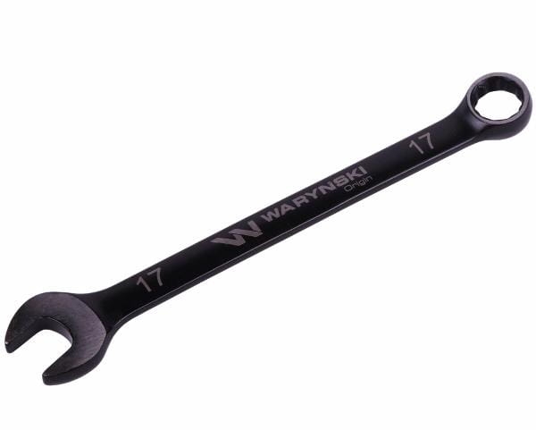 Klucz płasko-oczkowy 17 mm. CrV standard ASME B107-2010 Waryński