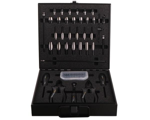 Zestaw nasadek w kasecie metalowej 68 elementów Waryński