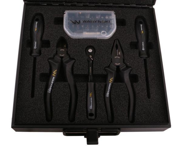 Zestaw nasadek w kasecie metalowej 68 elementów Waryński (4)