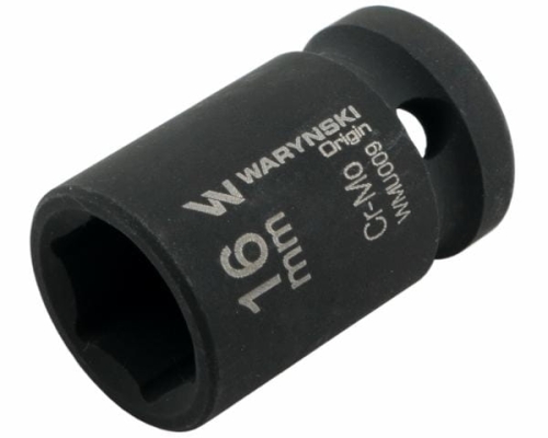 Nasadka udarowa sześciokątna 1/2" 16 mm CrMo DIN 3129 Waryński