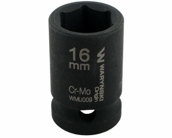 Nasadka udarowa sześciokątna 1/2" 16 mm CrMo DIN 3129 Waryński 2