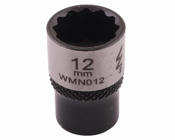Nasadka dwunastokątna 1/4" 12 mm CrV50BV30 DIN 3124 Waryński 3