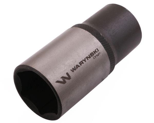 Nasadka sześciokątna 1/2" 27 mm długa CrV50BV30 DIN 3124 Waryński 2