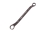 Klucz oczkowy odsadzony 17 x 19 mm CrV standard ASME B107.9 Waryński