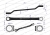 Klucz oczkowy odsadzony 17 x 19 mm CrV standard ASME B107.9 Waryński 2